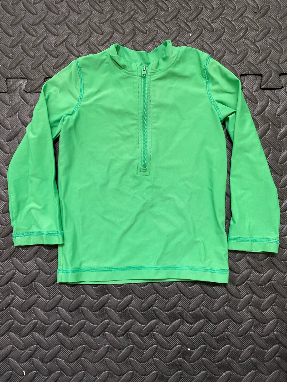 Primary Kids Long Sleeve Swim Rashguard - Bright Green